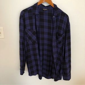 Long Sleeve Plaid Tunic